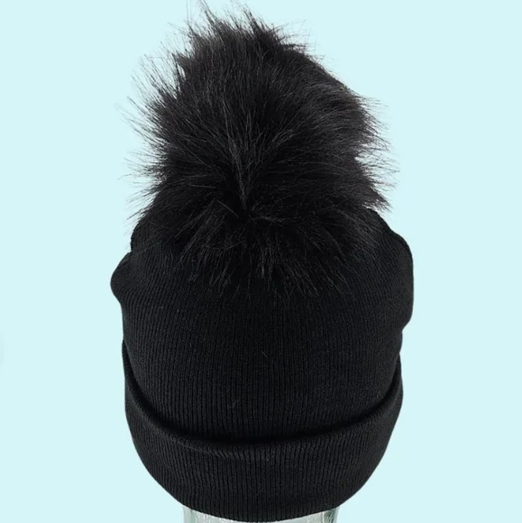 Crystal Beanie Hat with Pom Pom - Picture 4 of 5